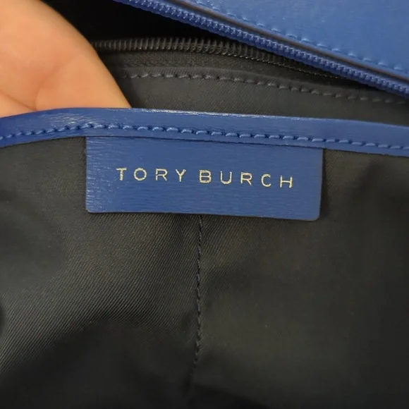 Blue Tory Burch Robinson Tote